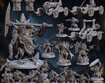 The Curse of Goldvein Fantasy Tabletop Miniature Set |  Artisan Guild