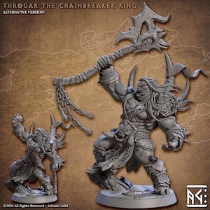 Blackcrag Mountain Orcs Fantasy Tabletop Miniature | Artisan Guild Throgar