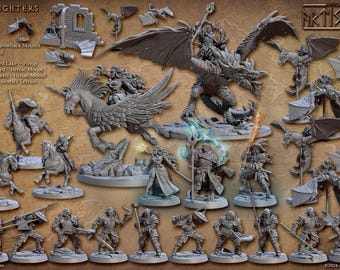 Vanguard Fighters Tabletop Miniatures | Artisan Guild