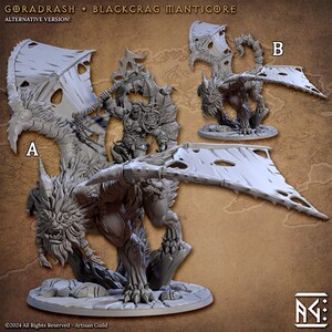 Blackcrag Mountain Orcs Fantasy Tabletop Miniature | Artisan Guild Goradrash