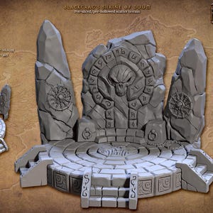 Blackcrag Mountain Orcs Fantasy Tabletop Miniature | Artisan Guild Shrine