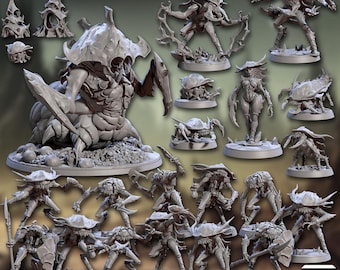 Brood of the Zeek Scuttlers Fantasy Tabletop Miniature Set |  Artisan Guild