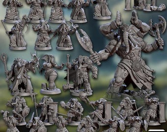 Elephorim Ivory Sentinels Fantasy Tabletop Miniature | Artisan Guild