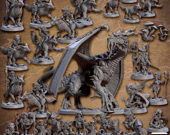Deeproot Lurikeens Fantasy Tabletop Miniature | Artisan Guild