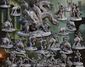 Veiled Sisterhood Fantasy Tabletop Miniature Set |  Artisan Guild