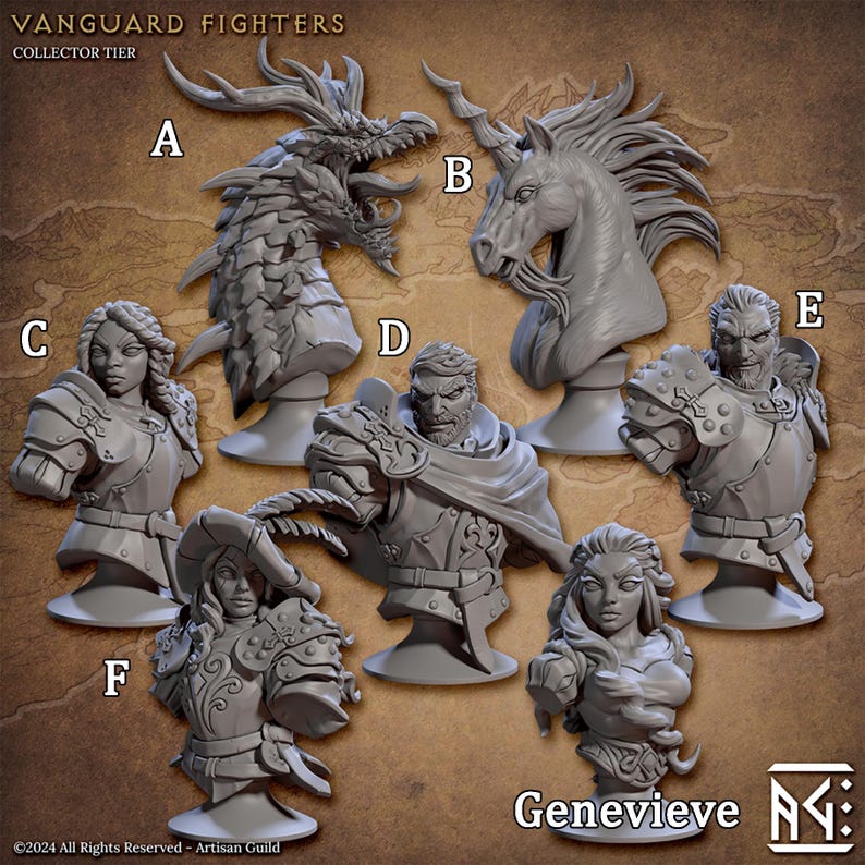 Vanguard Fighters Tabletop Miniatures | Artisan Guild image 14