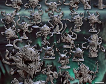 Descent into the Hive of the All-Seeing Fantasy Tabletop Miniature Set |  Artisan Guild