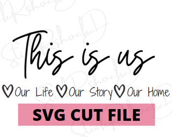 これは私たちです svg| これは私たちです| Svg カット ファイル| カット ファイル|Svg| 即時ダウンロード|Cricut|シルエット|