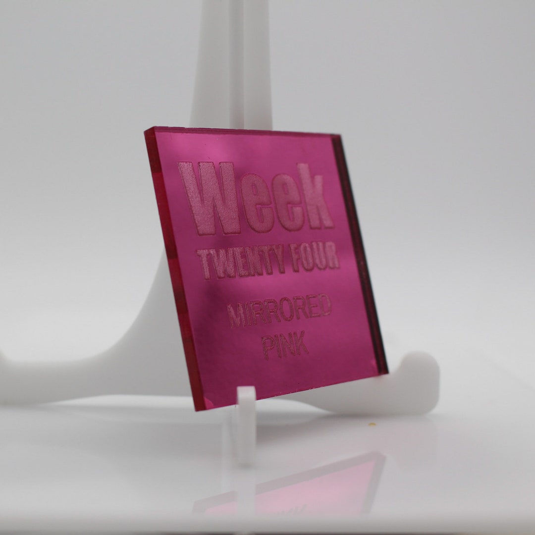 Mirror Acrylic Sheet 1/8 Pink Plexiglass Plastic Acrylic Sheet DIY, Craft, Aoen Laser