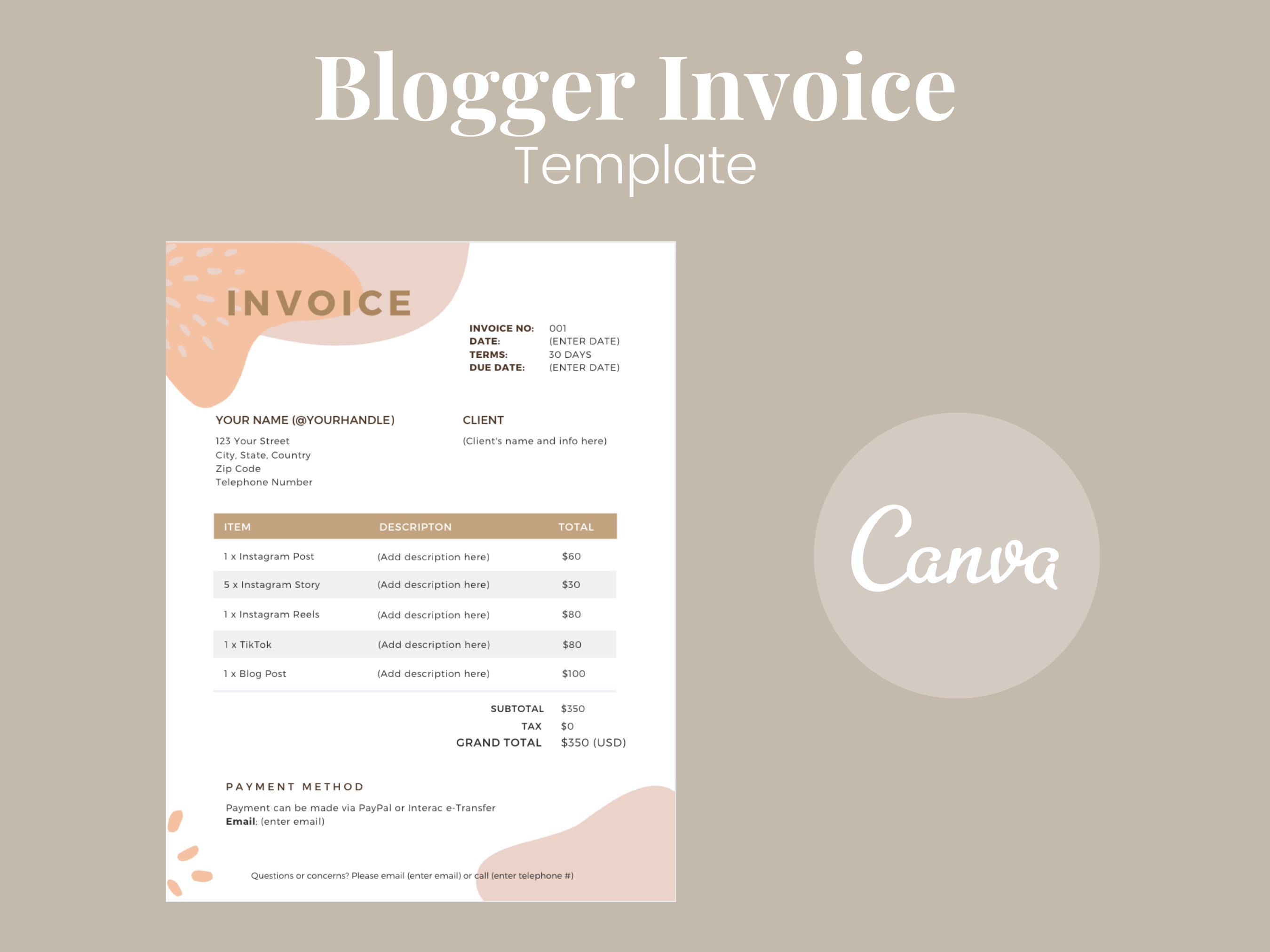 invoice-template-for-influencer