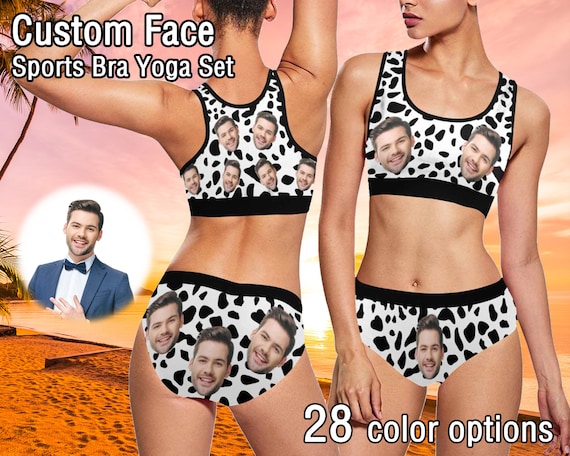 Personalized Sports Bra. Custom Printed Sports Bra.