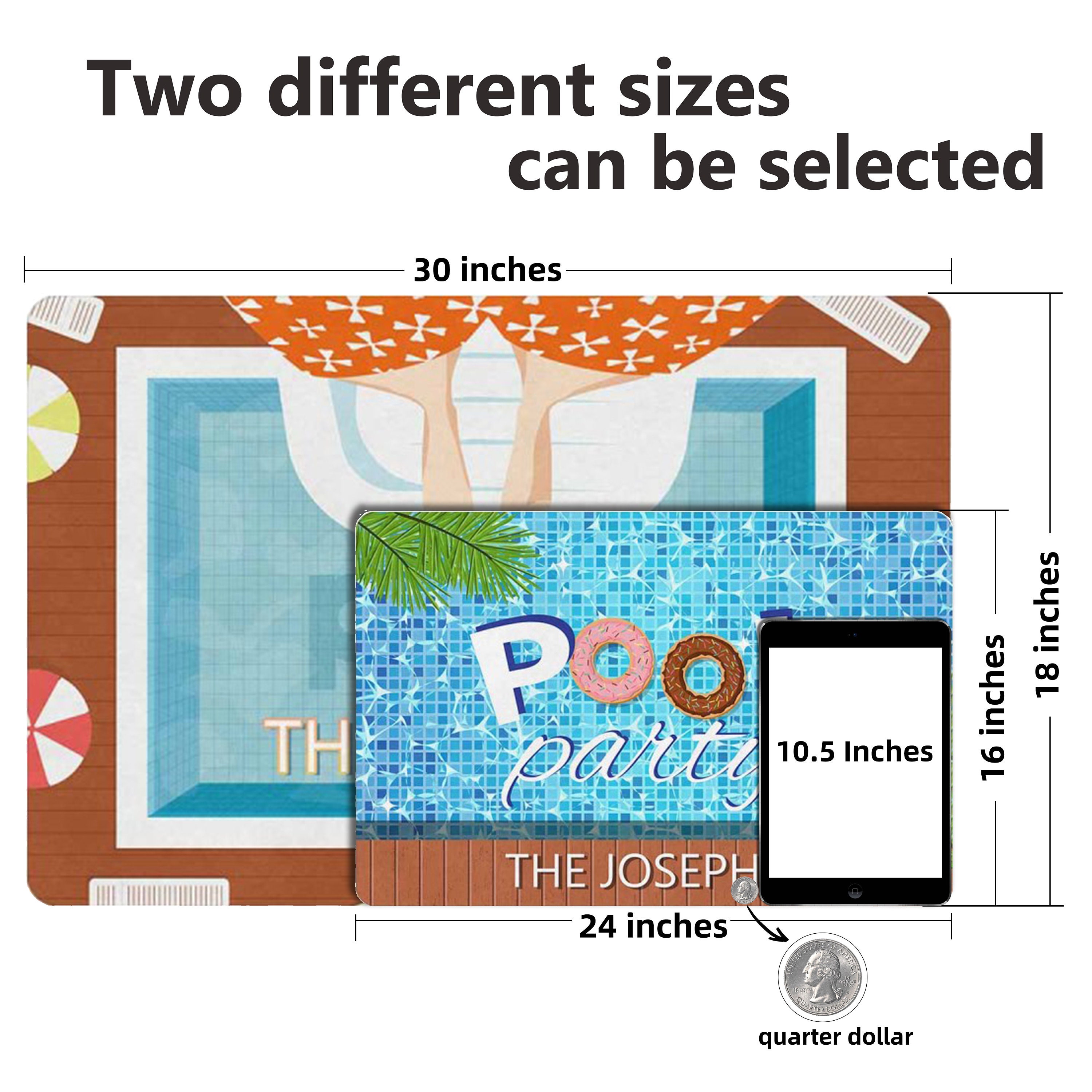 Personalized Pool Mat Custom Summer Doormat Pool Etsy