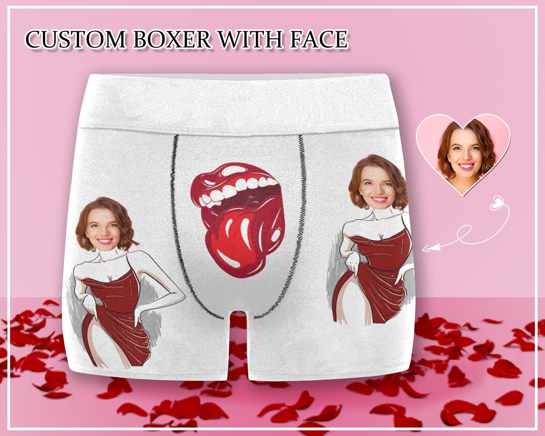 Custom Photo Boxers Customizable Boxer With Face Custom Etsy