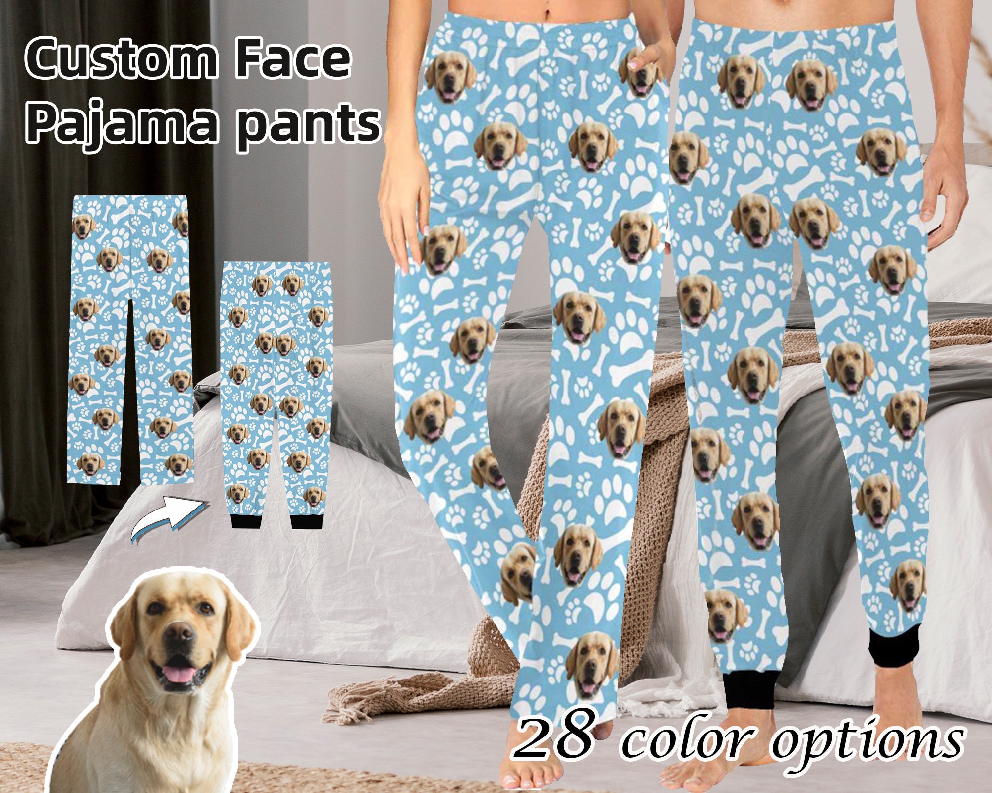 Custom Dog Photo Pajamaspersonalized 