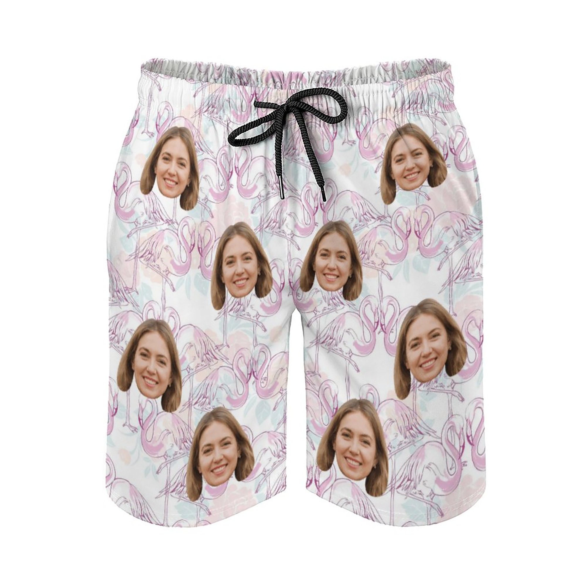 mens swim trunks with face