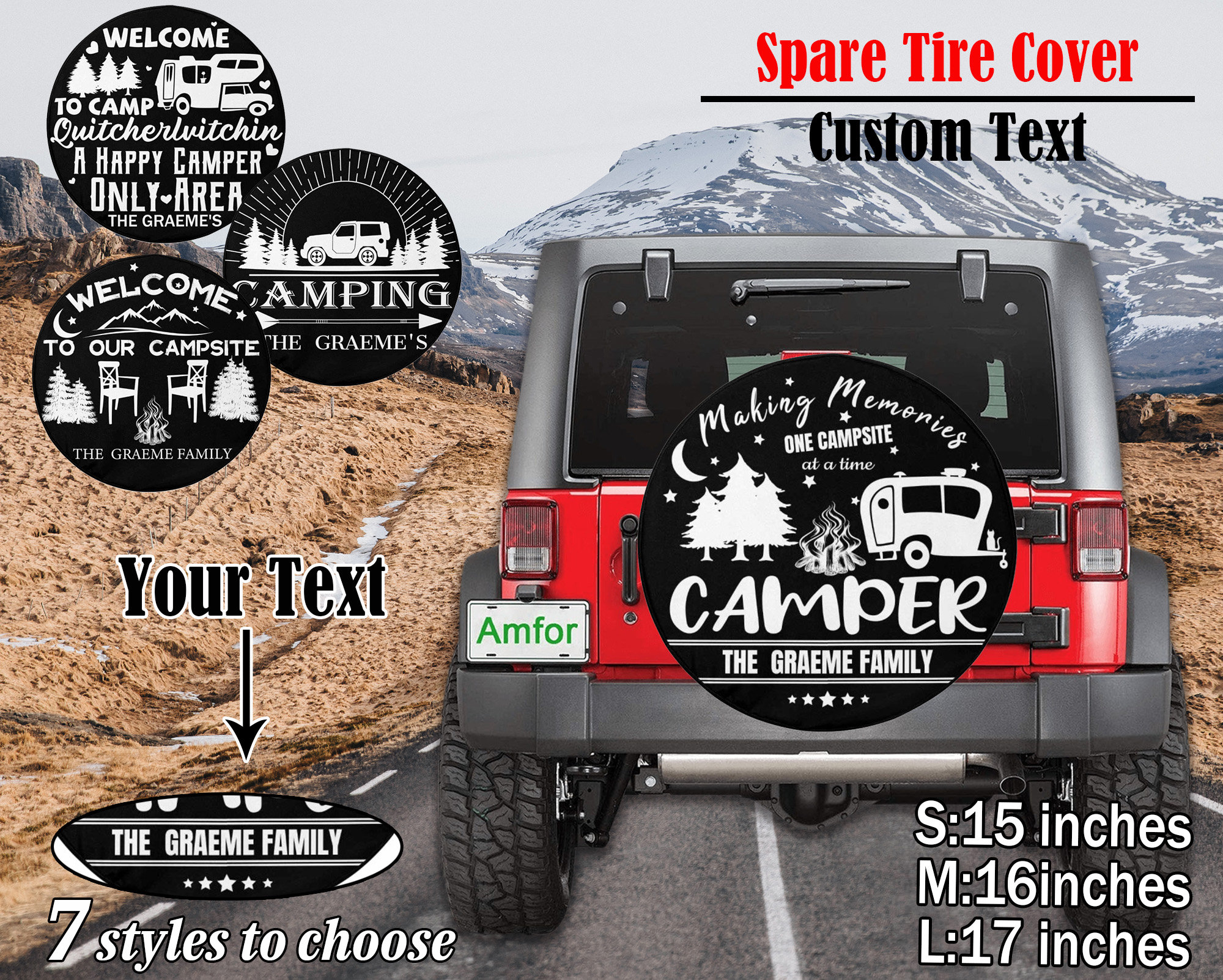 Custom Spare Tire Covers for Campers Make Your Own Spare Tire Covers