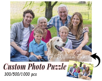 Custom Puzzle From Photo Personalized Wooden Puzzle Custom Pictrue Puzzle Family Pictrue Jigsaw Puzzle Personalized Family Photo Puzzle