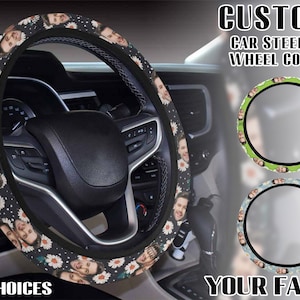  ZDCUSTOM Daisy Flower Steering Wheel Cover, 15 Inch Car Wheel  Protector Universal Automotive Decorative Accessories for Women Girls :  Automotive