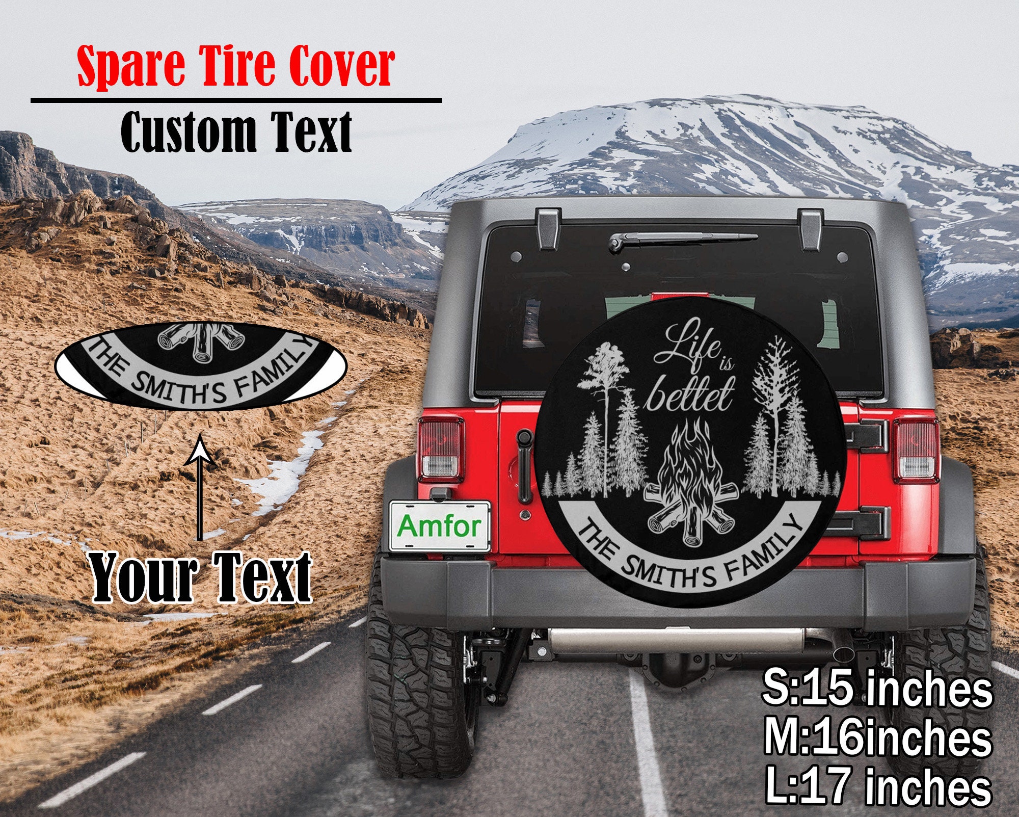 Custom Tire Cover - Etsy