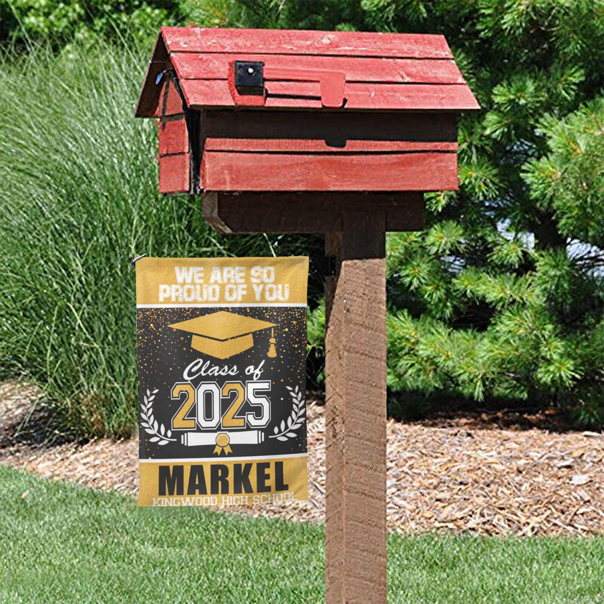 🎓We Are So Proud of You - Class of 2025 Graduation Flag – Senior Gift for Him/Her