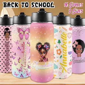 Custom Name Water Bottle, Customized Insulated Water Bottle,Personalized Gifts,Toddler Tumblers,school water bottle,Back to School Gifts
