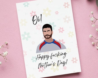 Funny Mother's Day Card / Roy Lasso / Funny Mother's Day Card / Funny Card for Mom