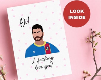 Roy Valentine's Card/ Anniversary Card / Cute Card / Greeting Card / funny anniversary card for him/ Love Card