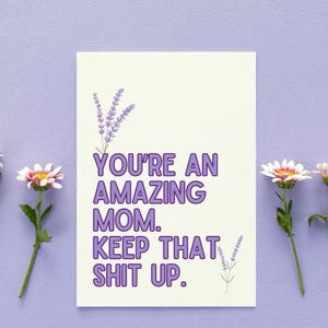 Amazing Mom Mother&#39;s Day Card / Card for Mom / Gift for Mom