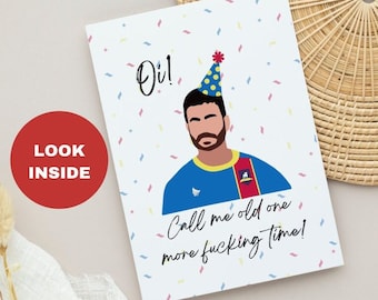 Funny Birthday Card / best friend card / card for him/ 30th birthday card / / funny card for dad  / happy birthday card for husband