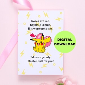 Tarjeta de San Valentín para gamers imprimible (descarga digital)