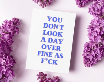 Funny Birthday Card / Birthday Card for Wife / Birthday Card for Best Friend / card for husband / 30th birthday card / Bday Card for Wife