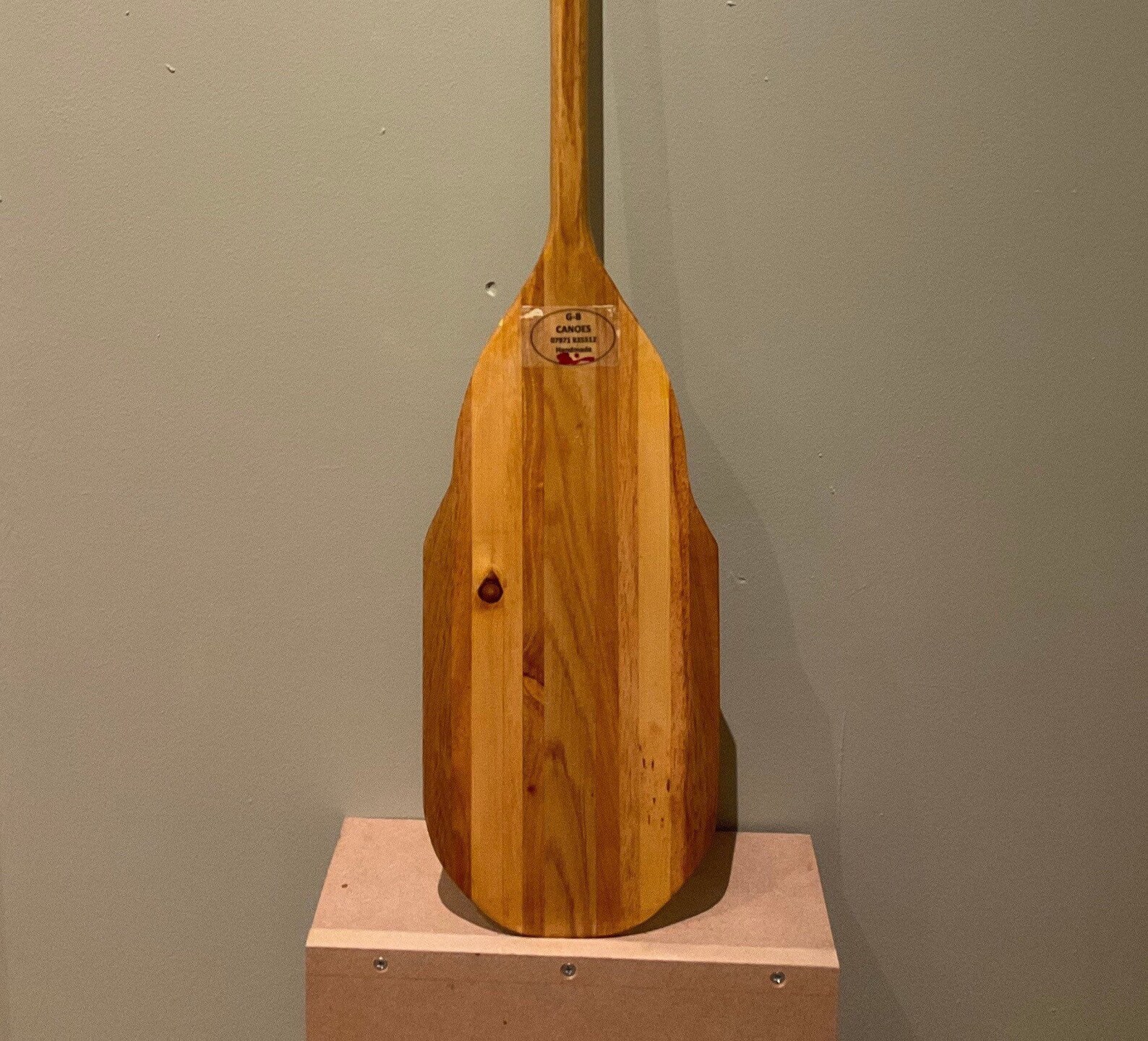 Canoe Paddle Handmade Modified Beavertail Paddle 99 Cm Etsy