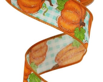 1.5"X10yd Pumpkin Patch/Check