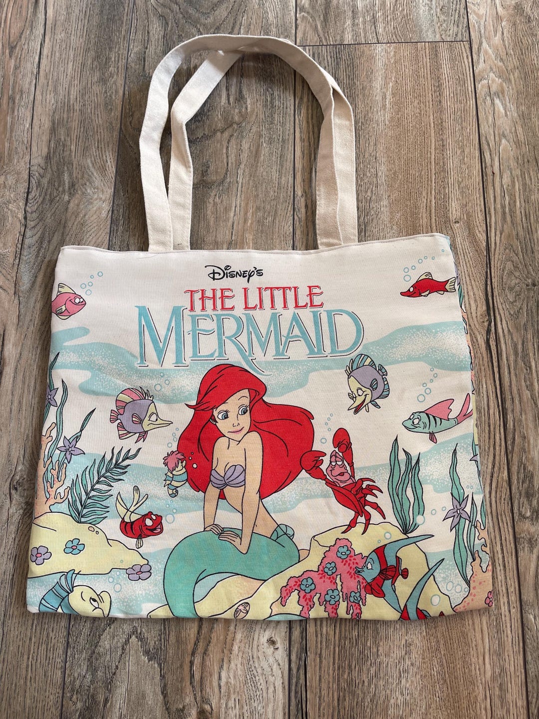 The Little Mermaid Beaded Top Handle Bag