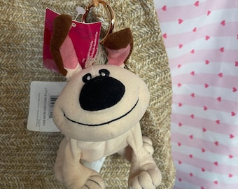 Upcylced Plush Little Brother keychain