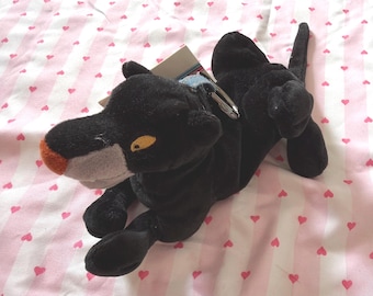 Upcycled Bagheera Plush keychain