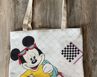 Tote Bag- Mickey Mouse Racer
