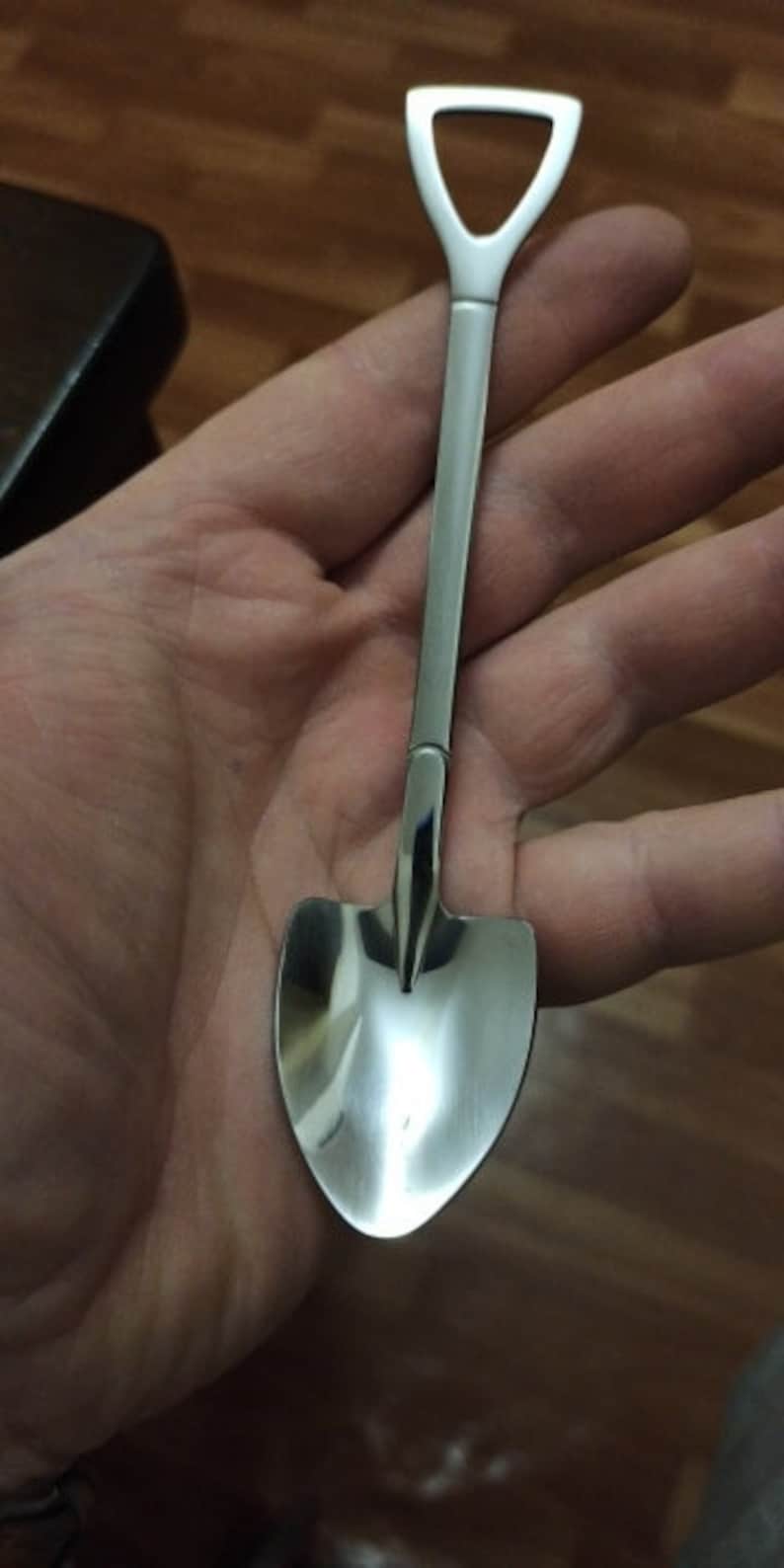 Shovel Spoon Home Creative Stainless Steel Gift Teaspoon Etsy