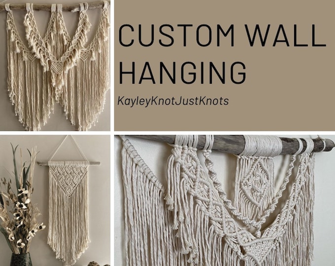 Custom Macrame Wall Hanging | Wall Art