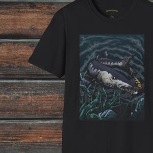 Barracuda Fishing Shirt, Unisex Fishing Shirt, Fishing Gift, Fishing Tee, Ocean Fish
