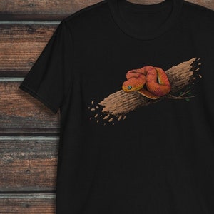 Viper Snake Shirt, Unisex Reptile Shirt, Indonesian Adder Snake Shirt, Reptile Gift