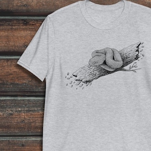Viper Snake Shirt, Unisex Reptile Shirt, Indonesian Adder Snake Shirt, Reptile Gift