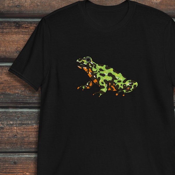 Fire Bellied Toad Shirt, Unisex Amphibian Shirt, Frog Gift, Toad T-Shirt