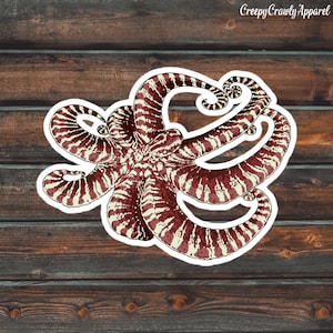 Mimic Octopus Sticker, Waterproof Octopus Sticker, Octopus Water Bottle Sticker, Weatherproof Octopus Sticker