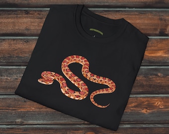 Corn Snake Shirt, Unisex Snake Shirt, Cute Corn Snake Shirt, Reptile Gift, Normal Corn Snake Gift