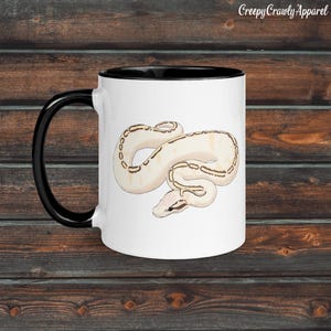 Freeway Pastel Ball Python Coffee Mug, Snake Reptile Cup, Pet Super GHI Freeway Pastel Ball Python Mug Gift, 11oz Mug, 15oz Mug, 20oz Mug