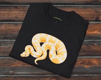 Albino Ball Python Shirt, Unisex Reptile Shirt, Cute Ball Python Shirt, Reptile Gift, Albino Ball Python Snake Gift