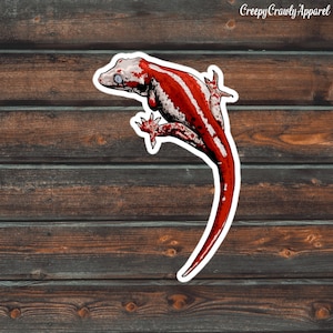 Gargoyle Gecko Sticker, Reptile Sticker, Lizard Sticker, Vinyl Waterproof Pet Gecko Sticker