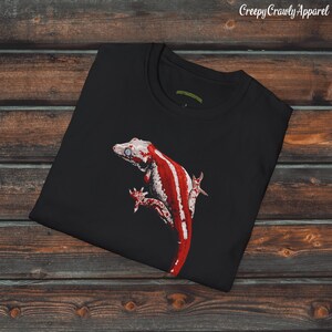Gargoyle Gecko Shirt, Unisex Gecko Shirt, Cute Reptile Gift, Lizard T-Shirt, Pet Gecko Shirt