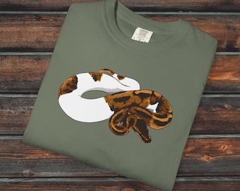 Pied Ball Python Comfort Colors® Shirt, Unisex Snake Shirt, Reptile Gift, Ball Python Shirt